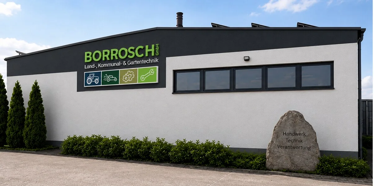 Visualisierung der Werkstattfassade nach dem Umbau